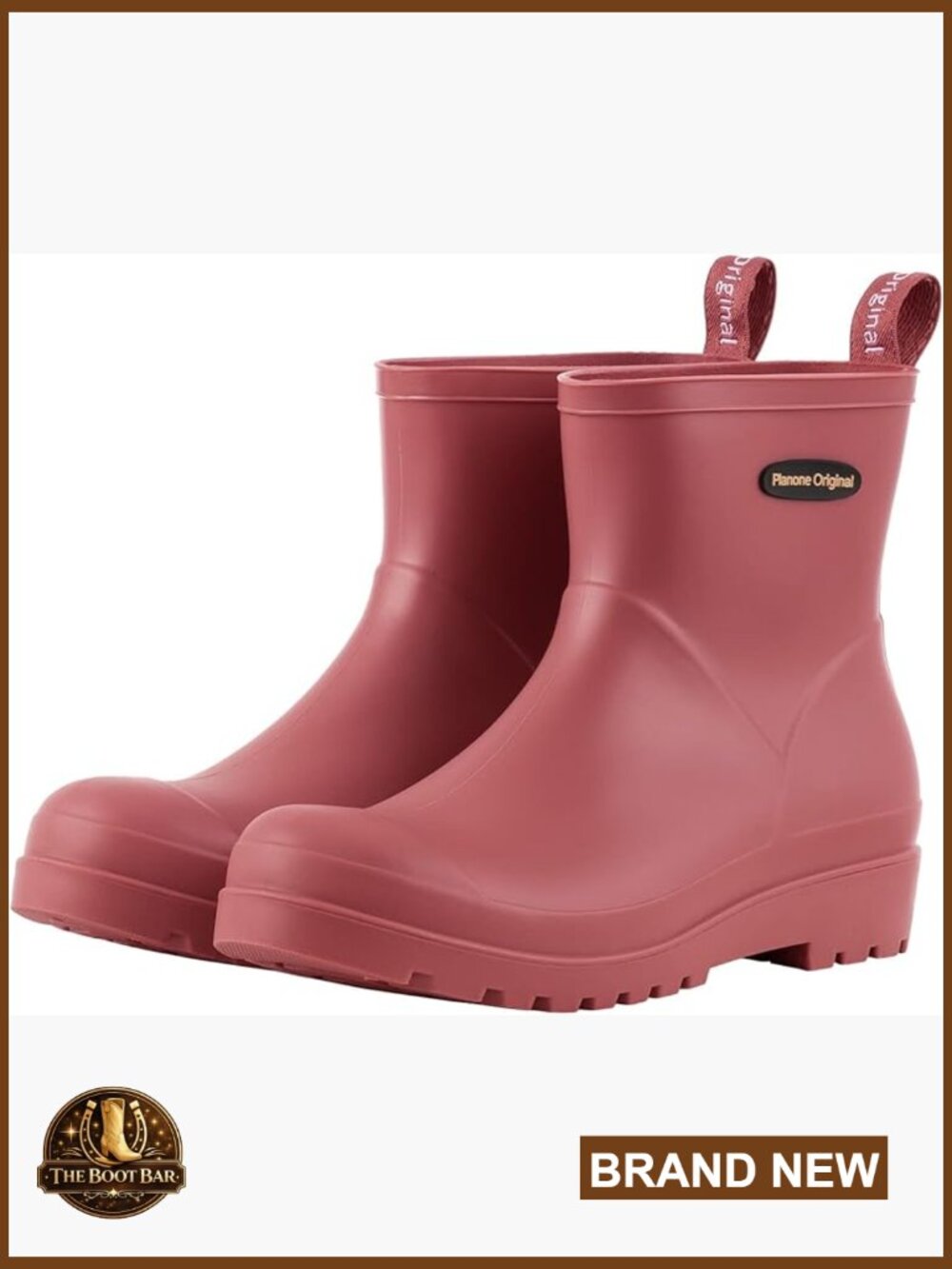 Women's Waterproof Rain Boots Chelsea Ankle Boots Non-Slip Outdoor Shoes